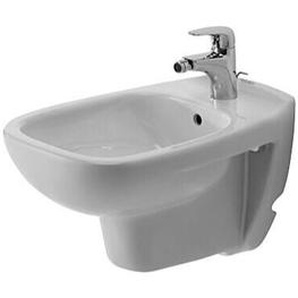 Wand-Bidet 35,5 x 54,5 cm aus glänzend weißer Keramik – Duravit D-Code