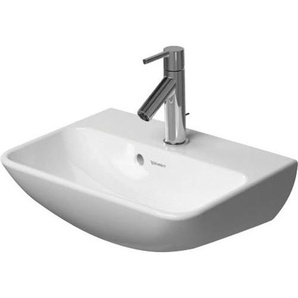 Duravit Waschbecken Me by Strack, Handwaschbecken mit Überlauf und Hahnlochbank