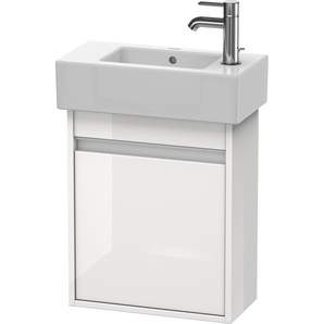 Duravit Waschtischunterbau KETHO 225 x 450 x 550 mm Anschlag links graphit matt KT6629L4949