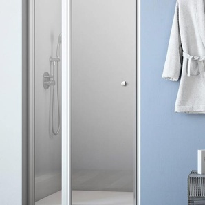 Dusch-Drehtür MAW BY GEO A-N200 Duschtüren Gr. B/H: 110 cm x 202,2 cm, beidseitig montierbar, ohne Antikalk-Versiegelung, silberfarben Duschen