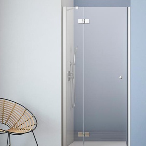 Dusch-Drehtür MAW BY GEO A-N300 Duschtüren Gr. B/H: 100 cm x 200 cm, nur links montierbar, ohne Antikalk-Versiegelung, silberfarben Duschen