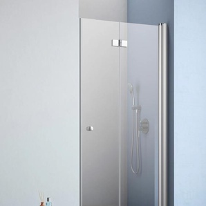 Dusch-Falttür MAW BY GEO A-N400 Duschtüren Gr. B/H: 100 cm x 202,2 cm, nur rechts montierbar, ohne Antikalk-Versiegelung, silberfarben Duschen BxH: 100 x 202,2 cm