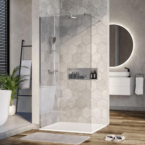 Duschabtrennung Bernstein Walk-In EX101 8mm Nano Echtglas Klarglas 100cm