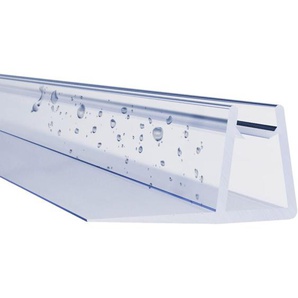 Duschdichtung für Schiebetüren Senkrecht Wasserabweiser Dichtungsprofil Ersatzdichtung für 5/6 mm Glasstärke 185 cm