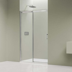 Dusche für Nische Bernstein DX806A flex Nano ESG-Sicherheitsglas 130cm