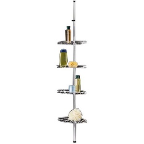 Duscheck-Regal 20 x 56 x 20cm Silber
