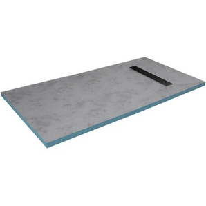 Duschelement 90 x 160 x 4 cm - befliesbare Duschwanne - befliesbare Duschtasse - befliesbar - Marwell
