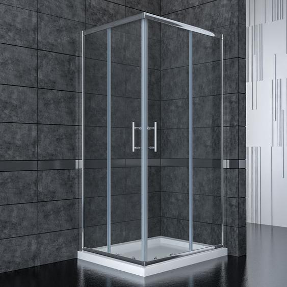 Duschabtrennung Glas Faltbar Eckeinstieg 100X100