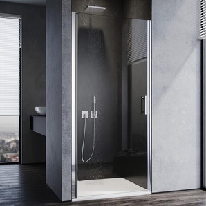 Duschkabine Duschtür nische Pendeltür Duschabtrennung Glastür nano Glas Nischentür 90 x 185 cm - Sonni