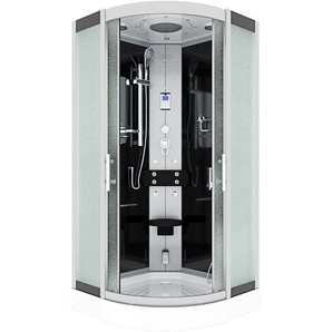 Duschkabine Komplettdusche Fertigdusche Dusche D46-23M0 100x100 cm ohne 2K Scheiben Versiegelung