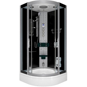 Duschkabine Komplettdusche Fertigdusche Dusche D46-53T0 90x90 cm ohne 2K Scheiben Versiegelung