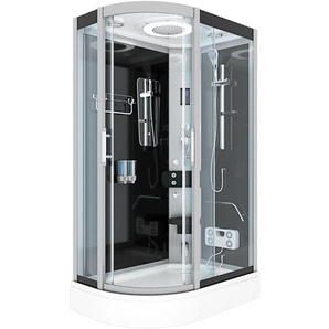 Duschkabine Komplettdusche Fertigdusche Dusche D60-73T0L-EC 120x80 cm mit 2K Scheiben Versiegelung
