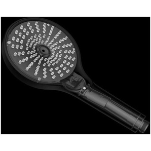 Duschkopf Ultimate Shower Schwarz/Grau, ø 13 cm , Schwarz, Kunststoff (abs) schwarz grau - schwarz - Wenko