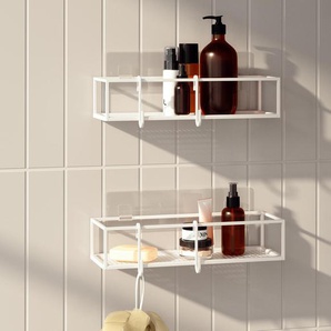 Duschregal »Cubiko« (2er-Set) - Weiß -