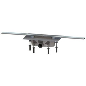 Duschrinne Linearis Infinity 90 l: 900 mm, dn 50, Edelstahl gebürstet, 45200.09 - Kessel