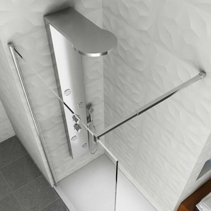 Laneri - Duschsäule Massagedüsen Duschpaneel Brause Regendusche aus Stahl mod. Alaska