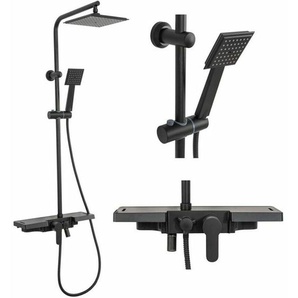 Duschset bravo schwarz - REA