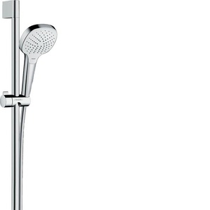 Duschsystem HANSGROHE Croma Select E Brausegarnituren weiß (weiß, chrom) Duschsysteme