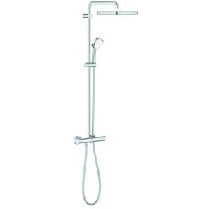 Tempesta Cosmopolitan System 250 Cube Duschsystem mit Thermostatbatterie Wandmontage chrom 26689000 - Grohe