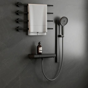 Duschthermostat Duscharmatur Duschmischerventil mit 38 ° c Sicherheitstaste Duschen Set Handbrause mit 3 Strahstärken - Emke