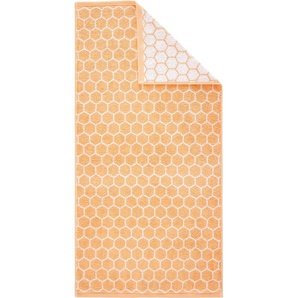 Duschtuch DYCKHOFF Pure Natural Honey Handtücher (Packung) Gr. B/L: 70 cm x 140 cm (1 St.), rot (coral) Badetücher