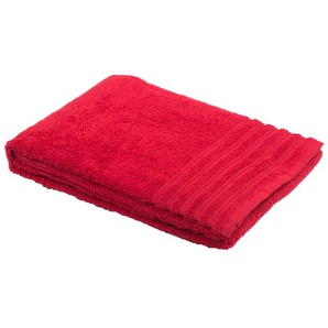 Duschtuch WEWO FASHION Aida Handtücher (Packung) Gr. B/L: 70 cm x 140 cm (1 St.), rot (bordeaux) Badetücher