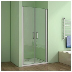Duschtür Pendeltür Nischentür Duschabtrennung Schwingtür Dusche 76-80 cm 185cm Höhe
