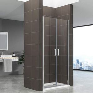 Duschtür stella, Nischentür aus 6 mm durchsichtigem Sicherheitsglas und - ac 94-97 cm Höhe: 180 cm - Duschbär