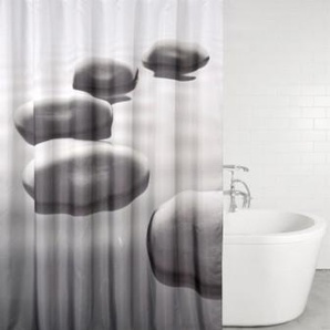 Duschvorhang Black Stones 180 x 200 cm