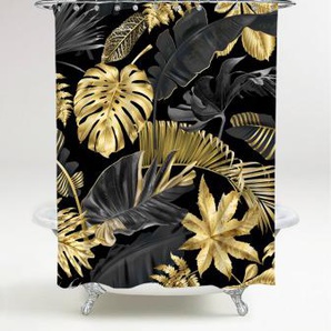 Duschvorhang Golden Leaves 180 x 200 cm