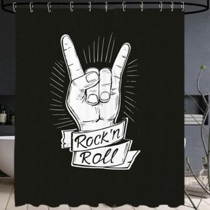 Duschvorhang Rock n Roll 180 x 200 cm