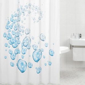 Duschvorhang Wasserblasen 180 x 200 cm