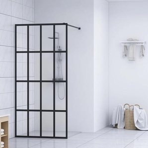 Duschwand für Walk-in Dusche Klares Sicherheitsglas 100x195 cm