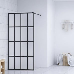 Duschwand für Walk-in Dusche Mattes Sicherheitsglas 80x195 cm