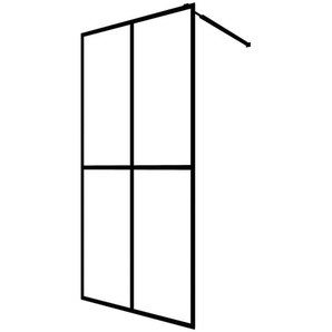 Duschwand für Walk-in Dusche Mattes Sicherheitsglas 90x195 cm Vidaxl