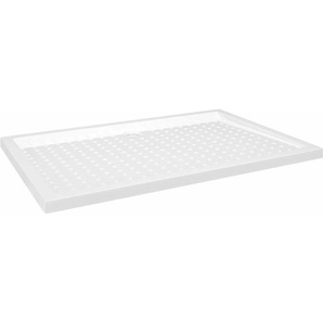 Vidaxl - Duschwanne Anti-Rutsch Weiß 80x120x4 cm abs