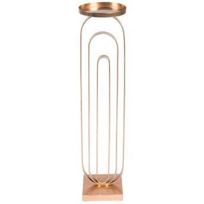 Dutchbone Kerzenhalter , Gold , Metall , 61 cm , zum Stellen , Dekoration, Windlichter & Kerzenhalter, Kerzenhalter