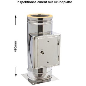 DW Complete DW Complete Putztüranschluss eckig 130mm inkl. Kondensatablauf unten