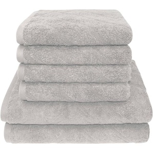Dyckhoff Handtuch Set City Lights, Walkfrottier (Set, 6-St), 4 Handtücher (50x100cm), 2 Duschtücher (70x140cm)