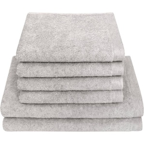 Dyckhoff Handtuch Set Deep Harmony Element, Frottier (Set, 6-St), 6er Set: 4 Handtücher (50x100cm), 2 Duschtücher (70x140cm)