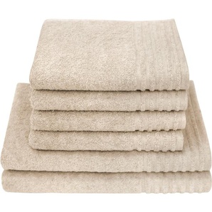 Dyckhoff Handtuch Set Deep Harmony Energy, Frottier (Set, 6-St), 15% Hanf, 4 Handtücher (50x100cm), 2 Duschtücher (70x140cm)