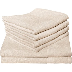 Dyckhoff Handtuch Set Planet, Frottier (Set, 6-St), 4 Handtücher (50x100cm), 2 Duschtücher (70x140cm)