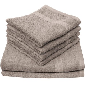 Dyckhoff Handtuch Set Planet, Frottier (Set, 6-St), 4 Handtücher (50x100cm), 2 Duschtücher (70x140cm)