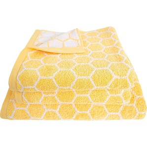 Dyckhoff Handtuch Set Pure Natural Honey, Frottier (Set, 3-St), 2 Handtücher (50x100cm), 1 Duschtuch (70x140cm)