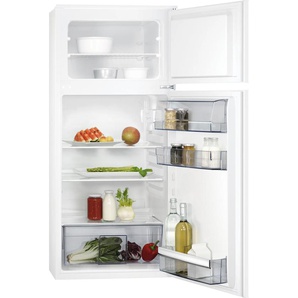 E (A bis G) AEG Einbaukühlgefrierkombination Kühlschränke Gr. Rechtsanschlag, weiß Einbaukühlgefrierkombinationen