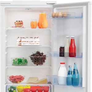 E (A bis G) BEKO Einbaukühlgefrierkombination BCSA285K4SN Kühlschränke Gr. Rechtsanschlag, silberfarben (weiß) Einbaukühlgefrierkombinationen