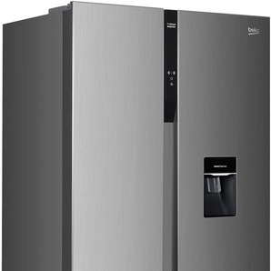 E (A bis G) BEKO Side-by-Side GNO5322WDXPN 8997663200 Kühlschränke silberfarben (edelstahl) Kühl-Gefrierkombinationen
