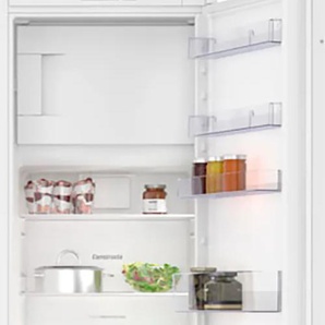 E (A bis G) CONSTRUCTA Einbaukühlschrank CK282NSE0 Kühlschränke Gr. Rechtsanschlag, silberfarben (eh19) Einbaukühlschränke mit Gefrierfach