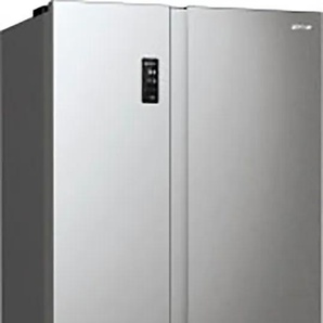 E (A bis G) GORENJE Side-by-Side NRR 9185 EA Kühlschränke Inverter Kompressor silberfarben (silber) Kühl-Gefrierkombinationen