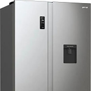 E (A bis G) GORENJE Side-by-Side NRR 9185 EA_XLWD Kühlschränke Wasserspender silberfarben (silber) Kühl-Gefrierkombinationen